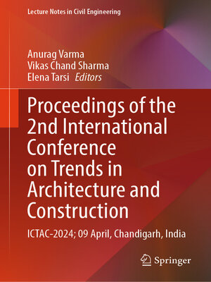 cover image of Proceedings of the 2nd International Conference on Trends in Architecture and Construction
